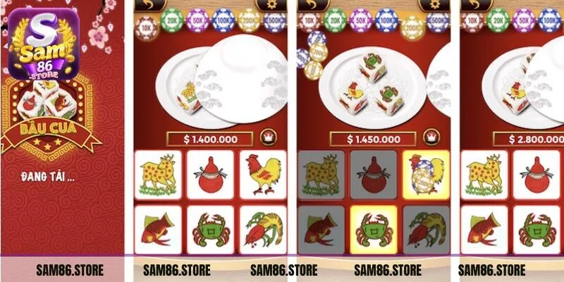 Quy luật tham gia Bầu cua Sam86 khá đơn giản